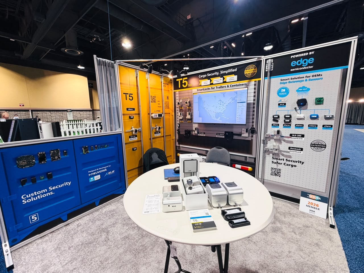 Our shared exhibition booth